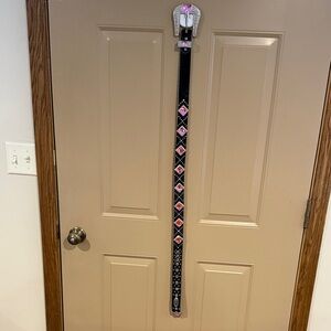 Stylish Black and Pink Women's Belt